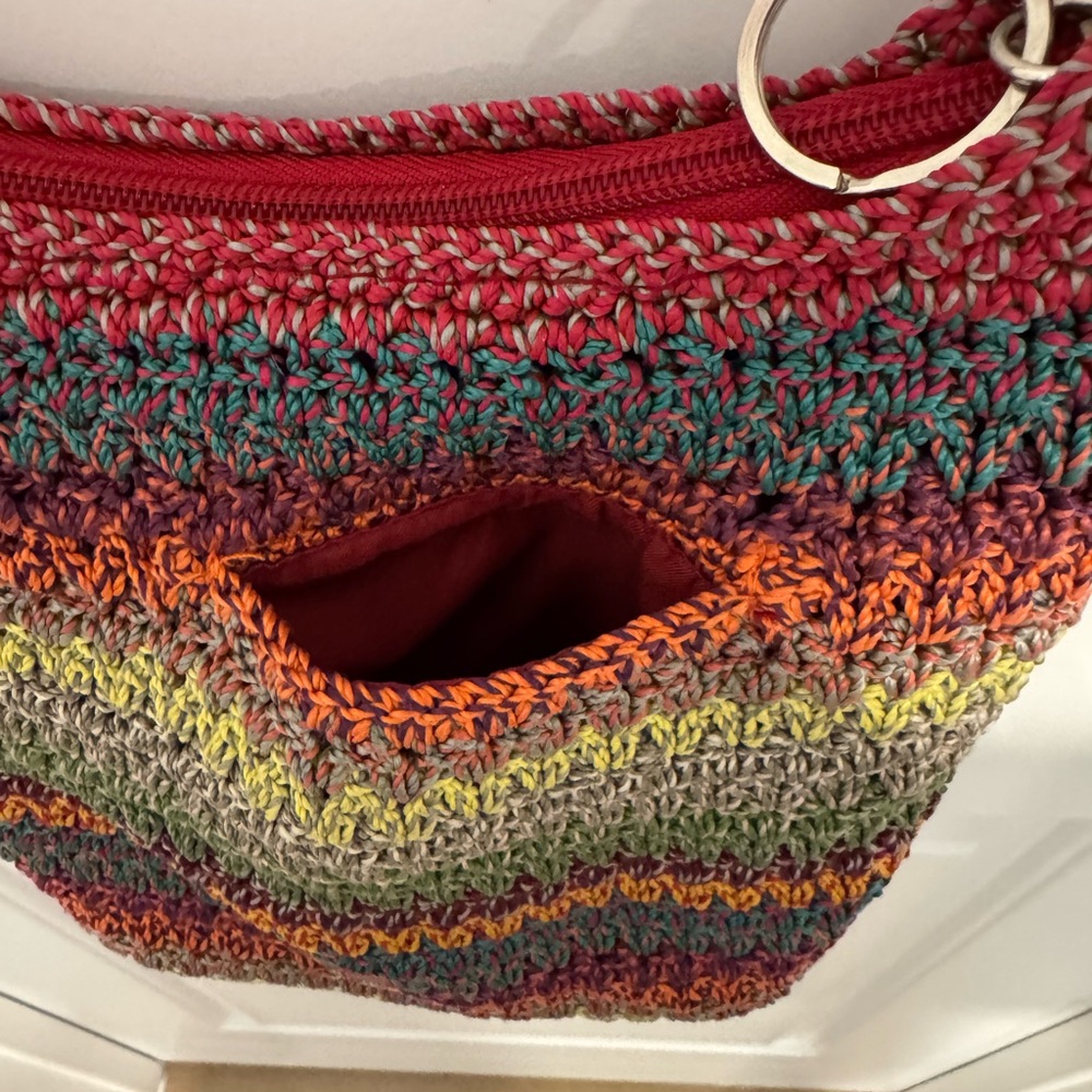 The Sak Cherry Red Woven Bag - Picture 3 of 5